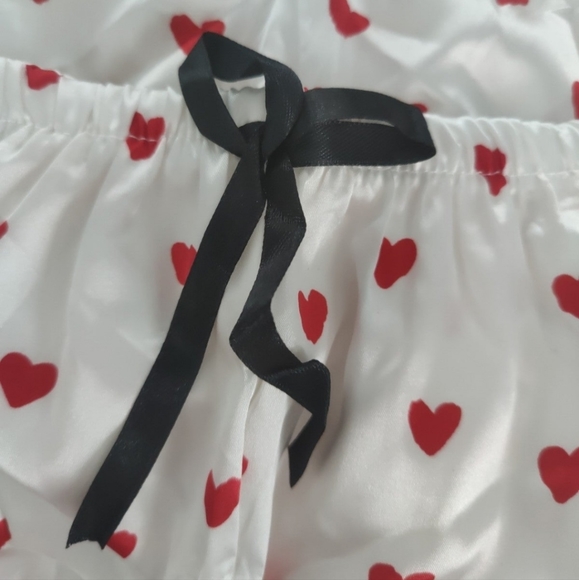 2pc Set- Lace heart lingerie pajama set-Large - Picture 4 of 11